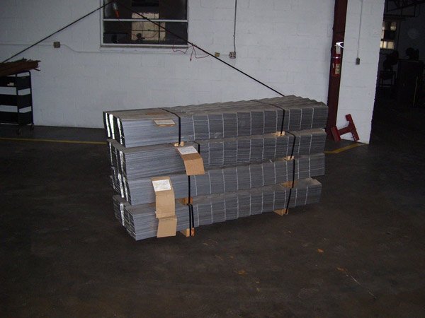 stack of metal sheet