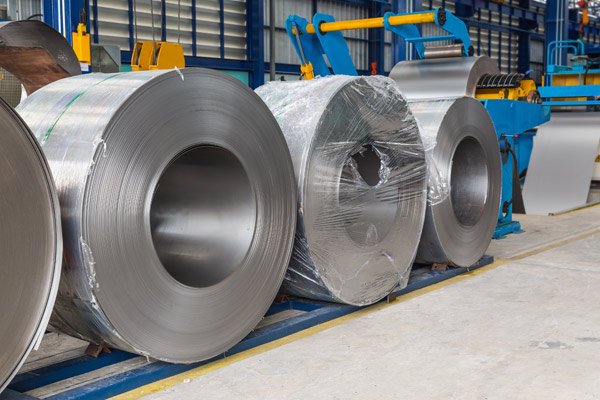 big roll of steel ready to be transported